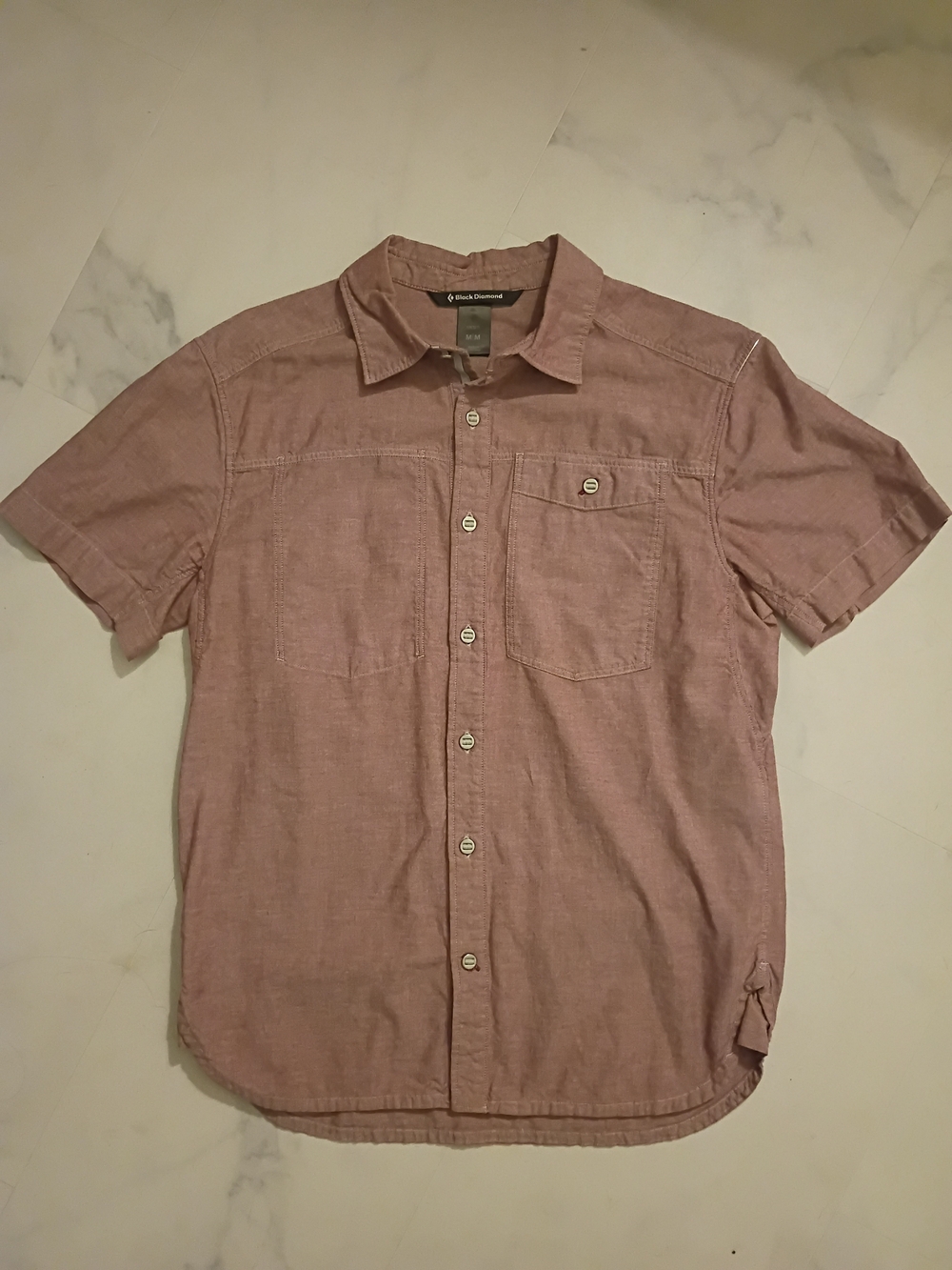 Black Diamond Men's Casual Button-Down Shirt